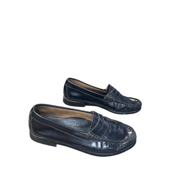 G.H. Bass Weejuns Whitney Womans Black Leathe Slip loafer Sz 8.5M SKU 9528 - Picture 2 of 16